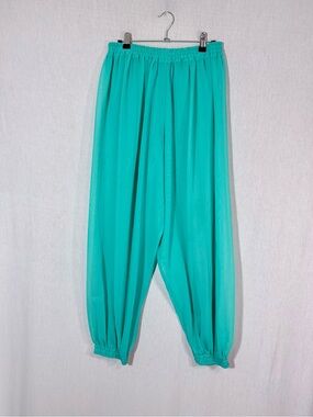 Sheer OS Lightweight Teal Harem Pants
